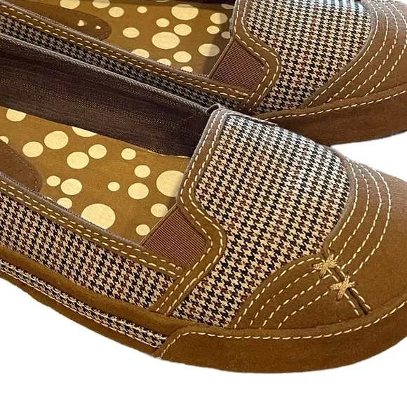 Mudd “Jaman” Houndstooth and Faux suede Slip On Sneakers Size 8 - Picture 6 of 11